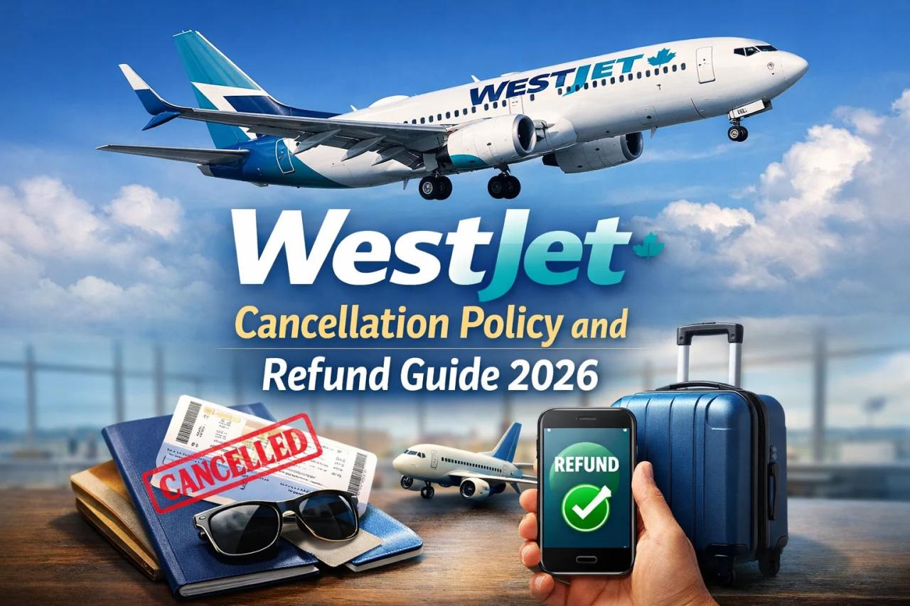 WestJet Cancellation Policy 2026 and Refund Guide | Triposia